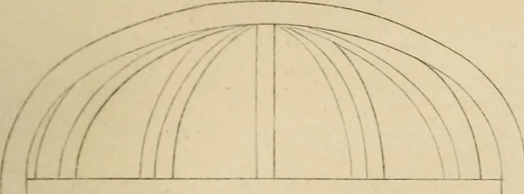 An illustration from The carpenter's new guide: being a complete book of lines for carpentry and joinery, 1850, leaf 106