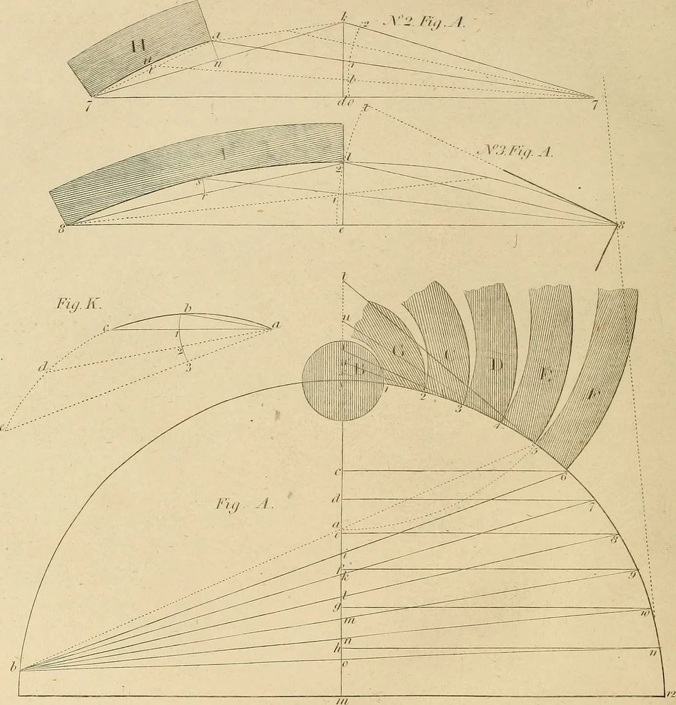 An illustration from The carpenter's new guide: being a complete book of lines for carpentry and joinery, 1850, leaf 127