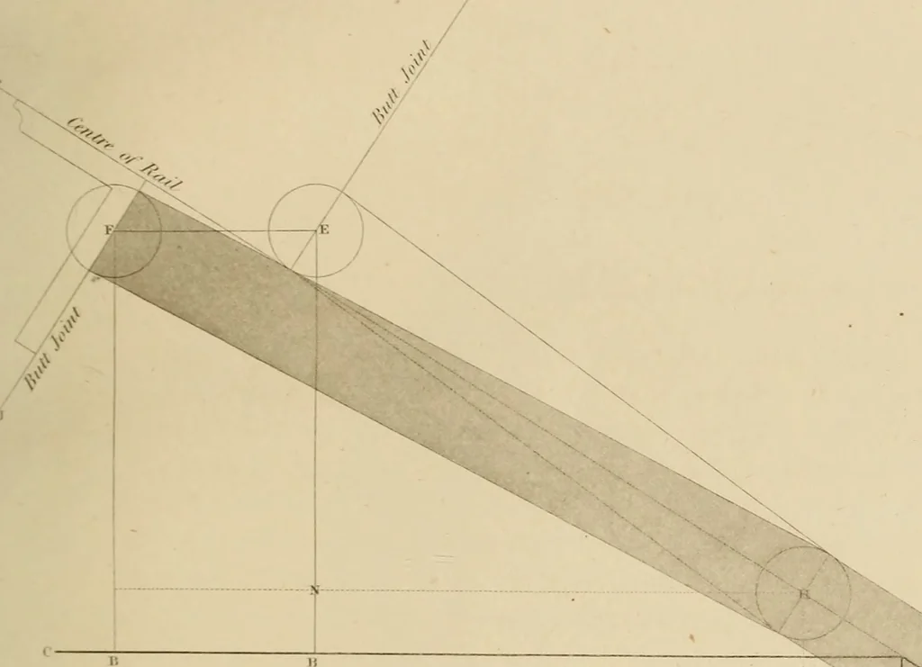 An illustration from The carpenter's new guide: being a complete book of lines for carpentry and joinery, 1850, leaf 194