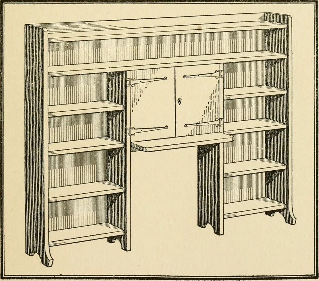 An illustration from Carpentry for beginners;, 1917, leaf 104