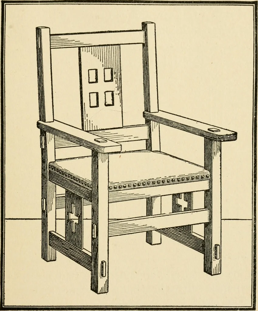 An illustration from Carpentry for beginners;, 1917, leaf 138