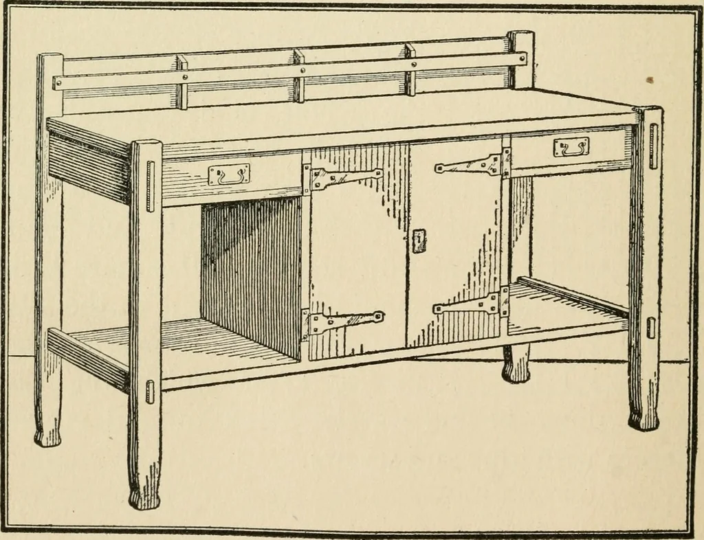 An illustration from Carpentry for beginners;, 1917, leaf 175