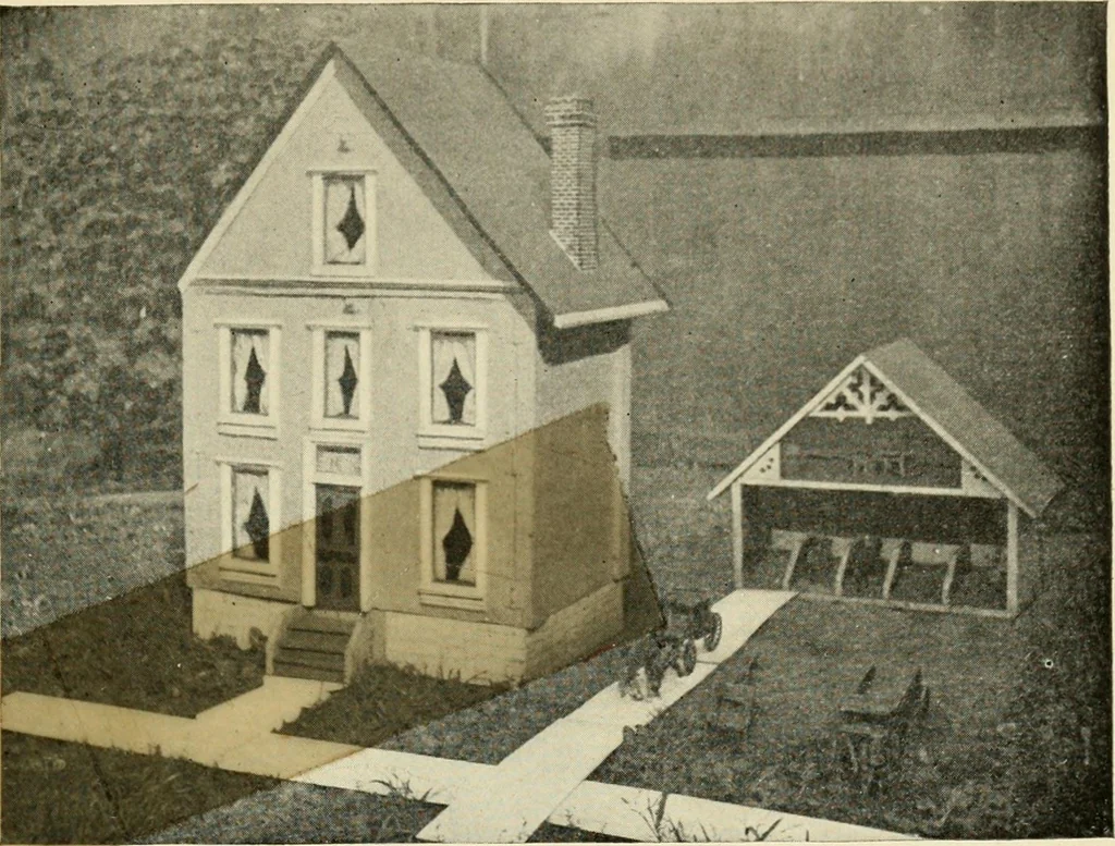 An illustration from Carpentry for beginners;, 1917, leaf 176