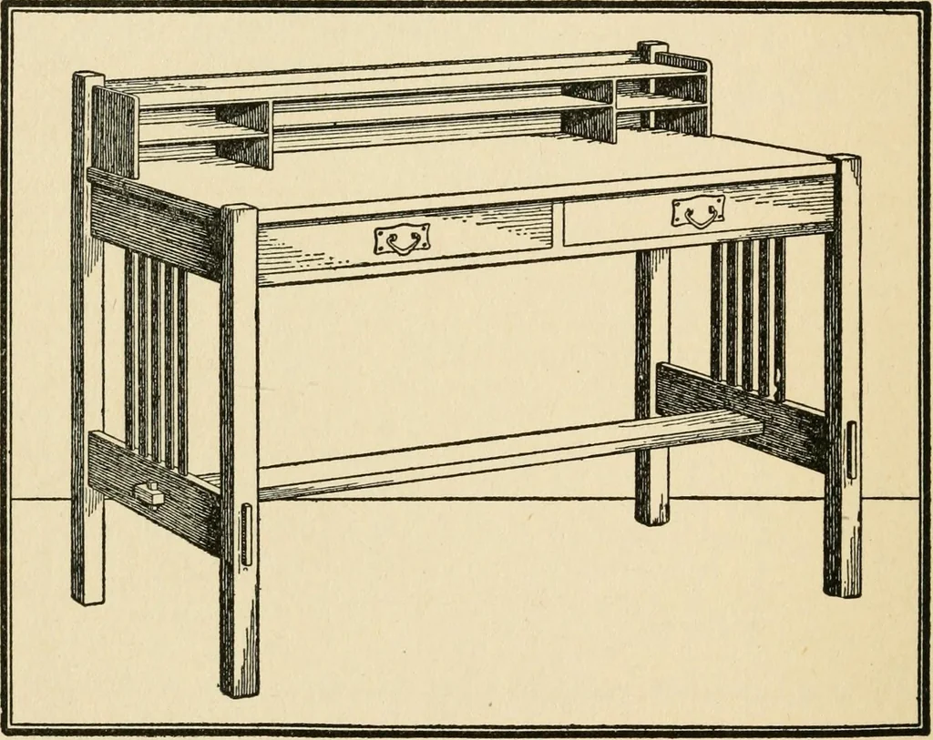 An illustration from Carpentry for beginners;, 1917, leaf 187