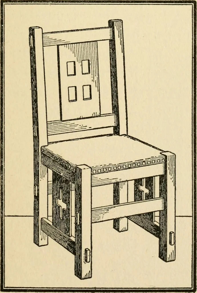 An illustration from Carpentry for beginners;, 1917, leaf 194