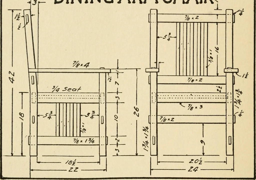 An illustration from Carpentry for beginners;, 1917, leaf 195