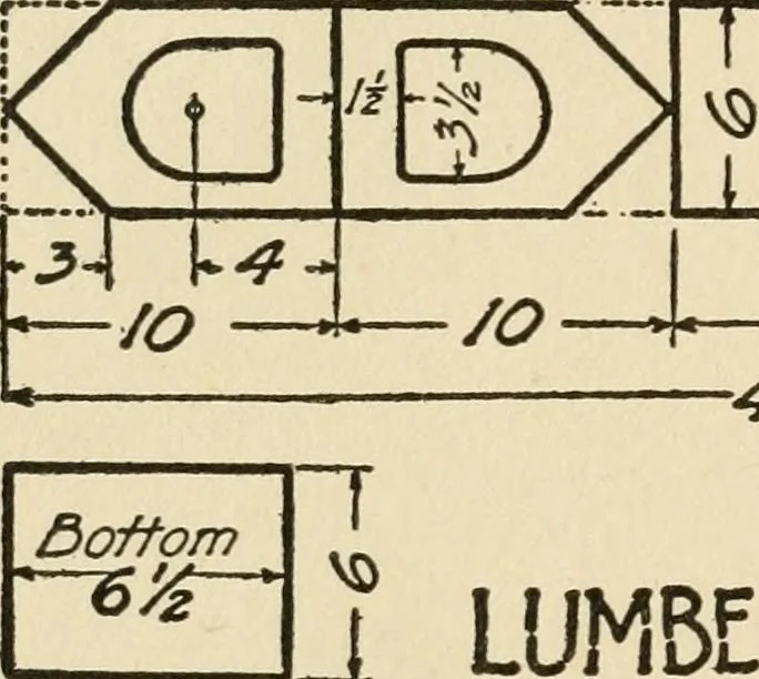 An illustration from Carpentry for beginners;, 1917, leaf 273