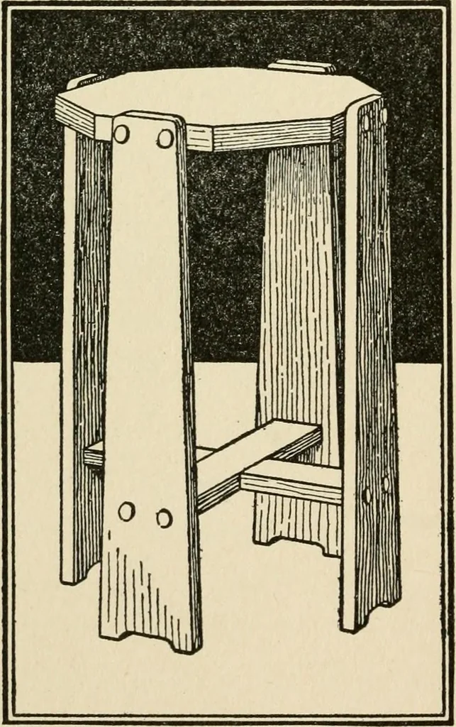 An illustration from Carpentry for beginners;, 1917, leaf 97