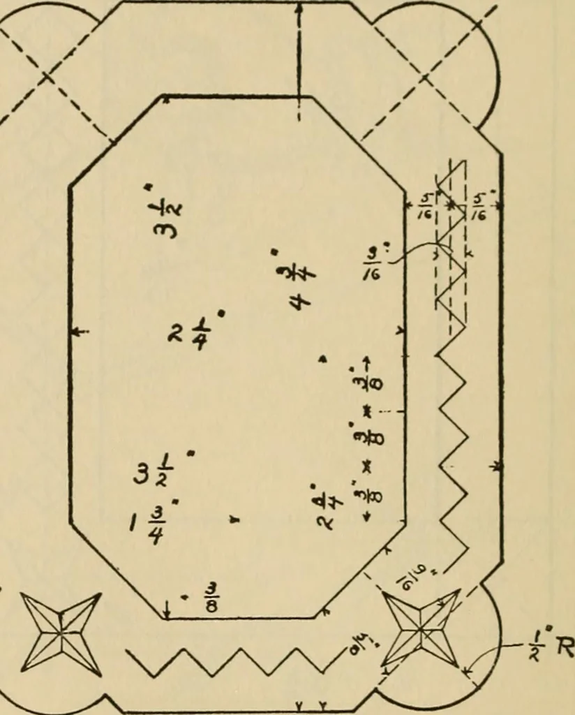 An illustration from Carpentry and woodwork, 1911, leaf 121