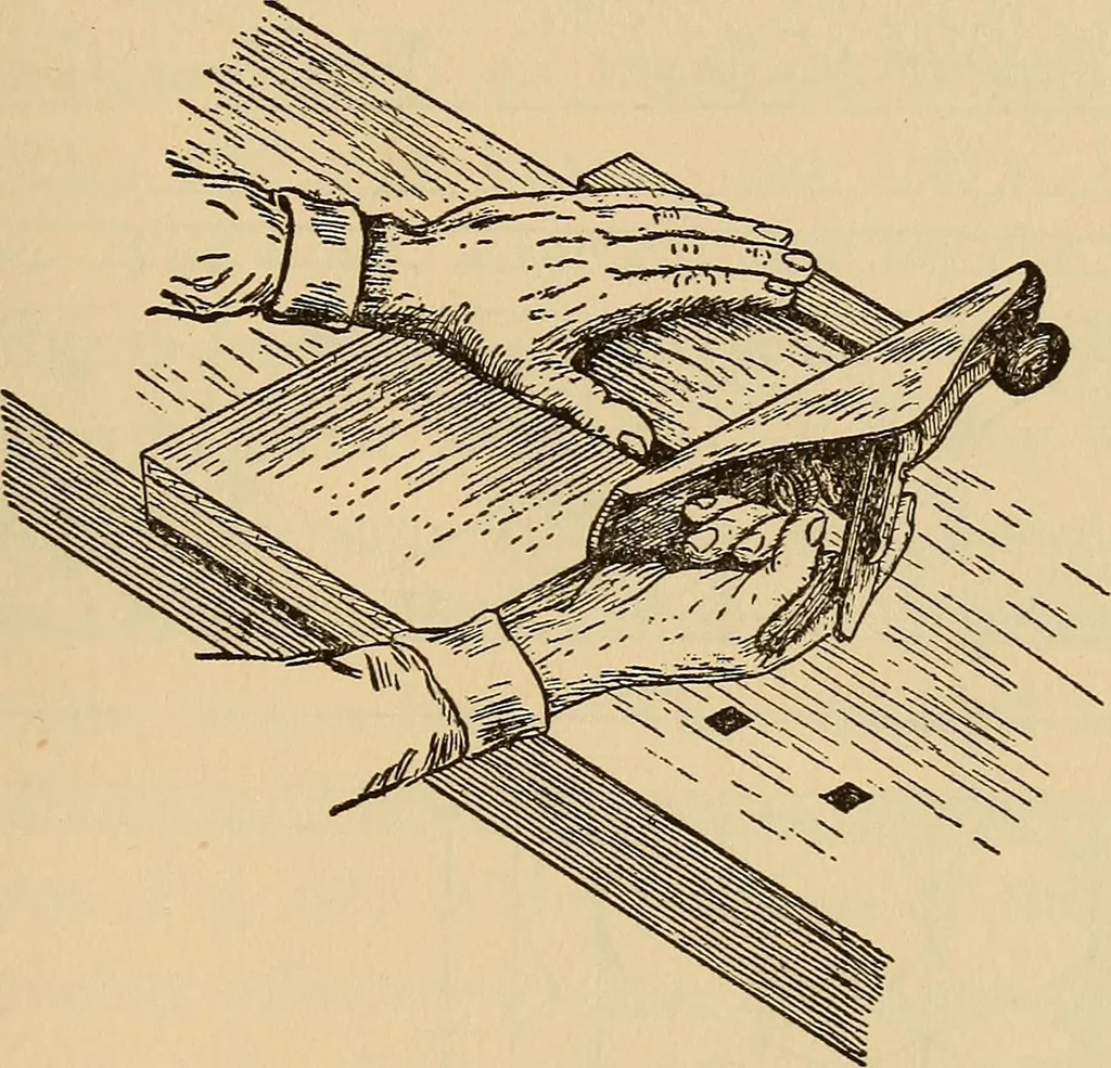 An illustration from Carpentry and woodwork, 1911, leaf 126
