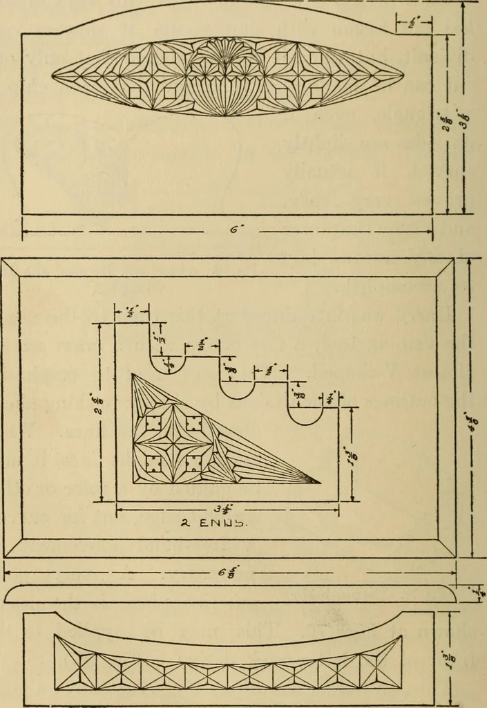 An illustration from Carpentry and woodwork, 1911, leaf 137