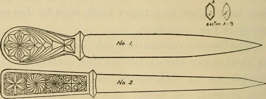 An illustration from Carpentry and woodwork, 1911, leaf 143