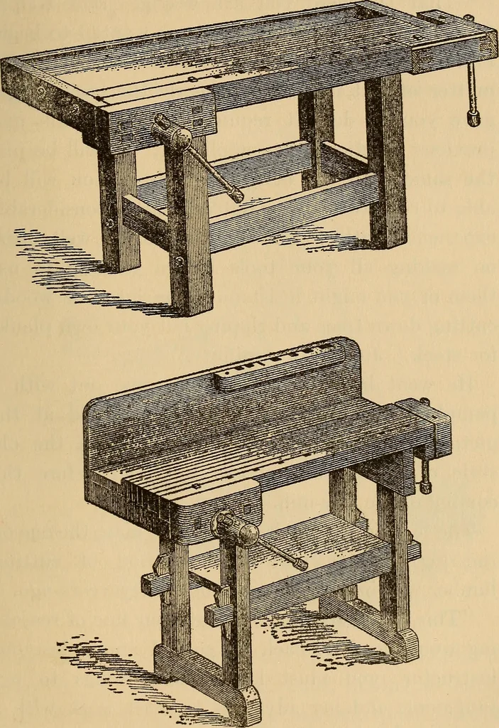 An illustration from Carpentry and woodwork, 1911, leaf 156