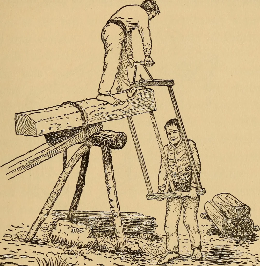 An illustration from Carpentry and woodwork, 1911, leaf 158