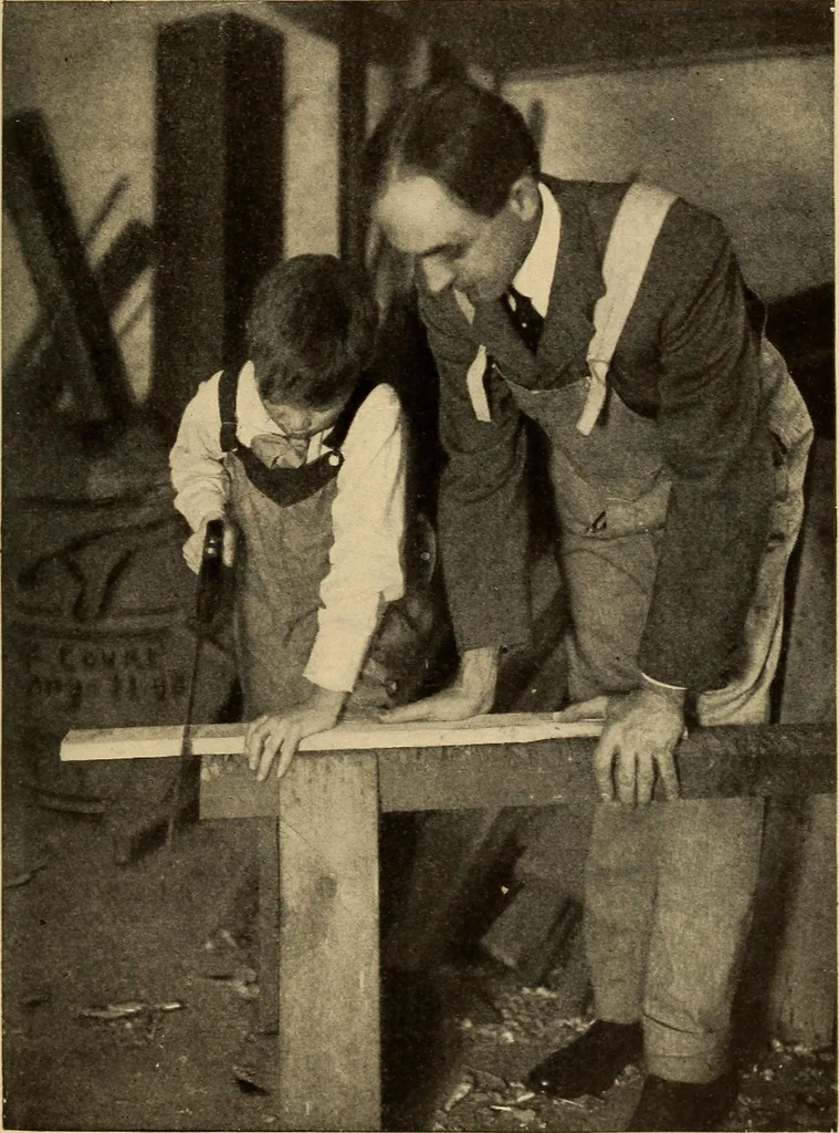 An illustration from Carpentry and woodwork, 1911, leaf 194