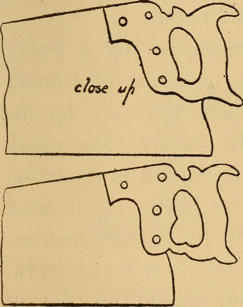 An illustration from Carpentry and woodwork, 1911, leaf 196