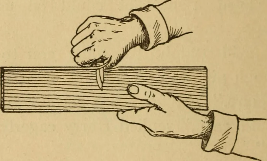 An illustration from Carpentry and woodwork, 1911, leaf 25