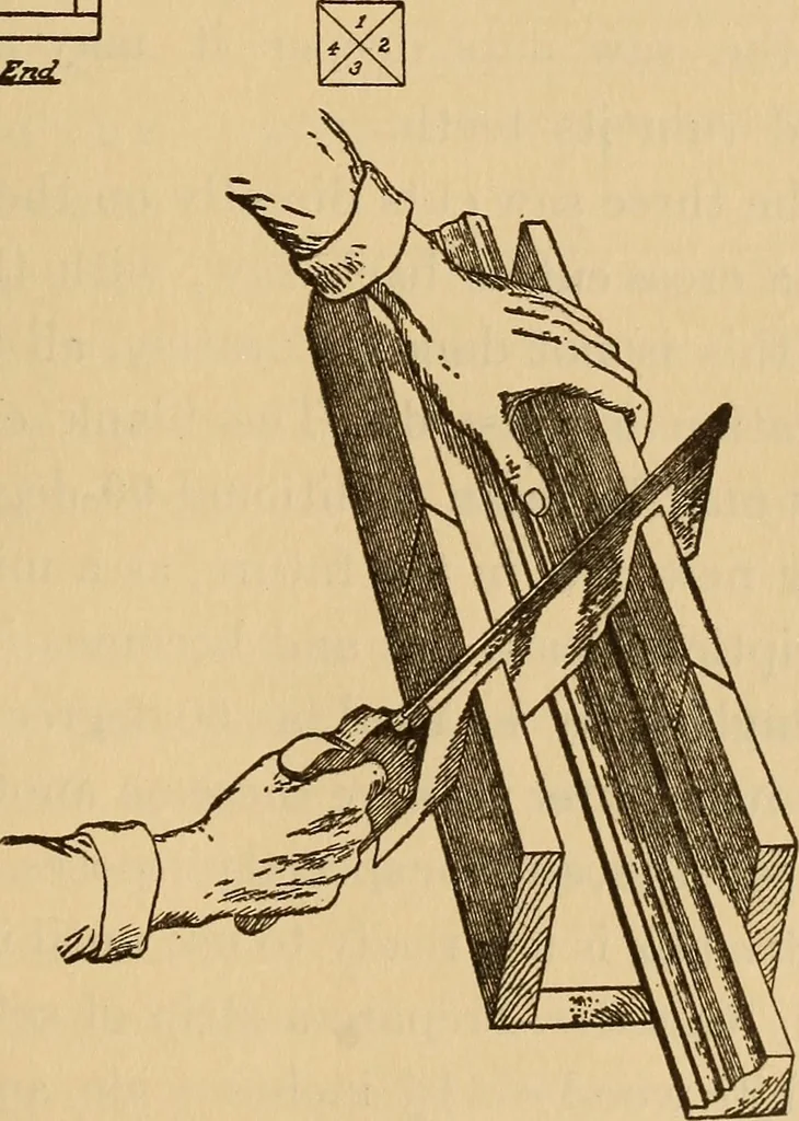 An illustration from Carpentry and woodwork, 1911, leaf 258
