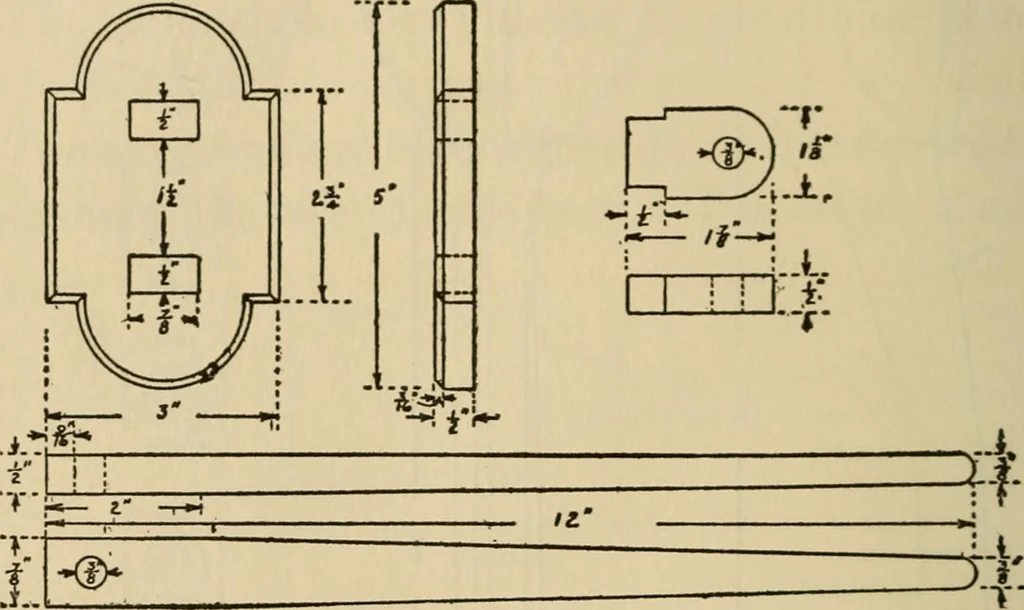 An illustration from Carpentry and woodwork, 1911, leaf 303