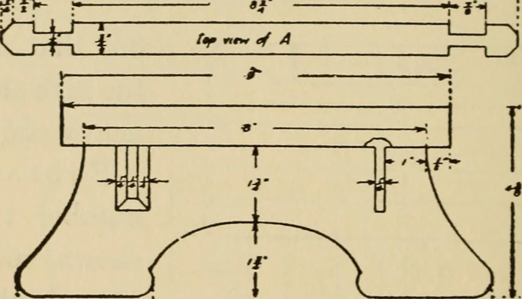 An illustration from Carpentry and woodwork, 1911, leaf 327