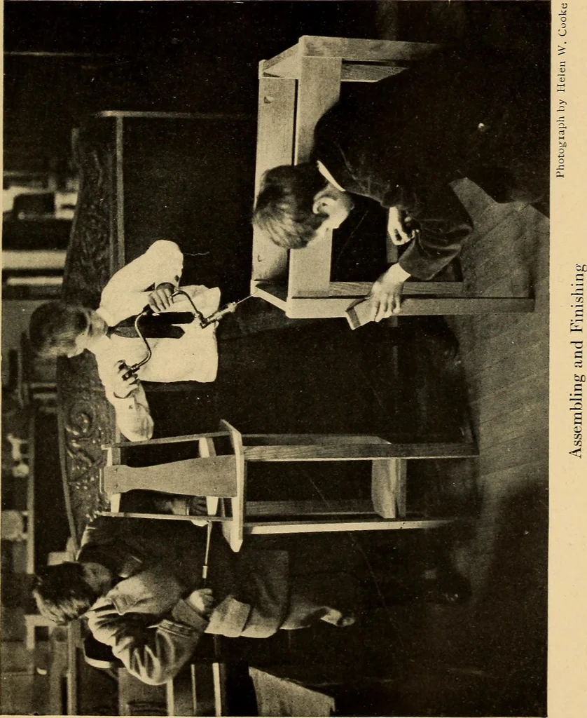 An illustration from Carpentry and woodwork, 1911, leaf 404