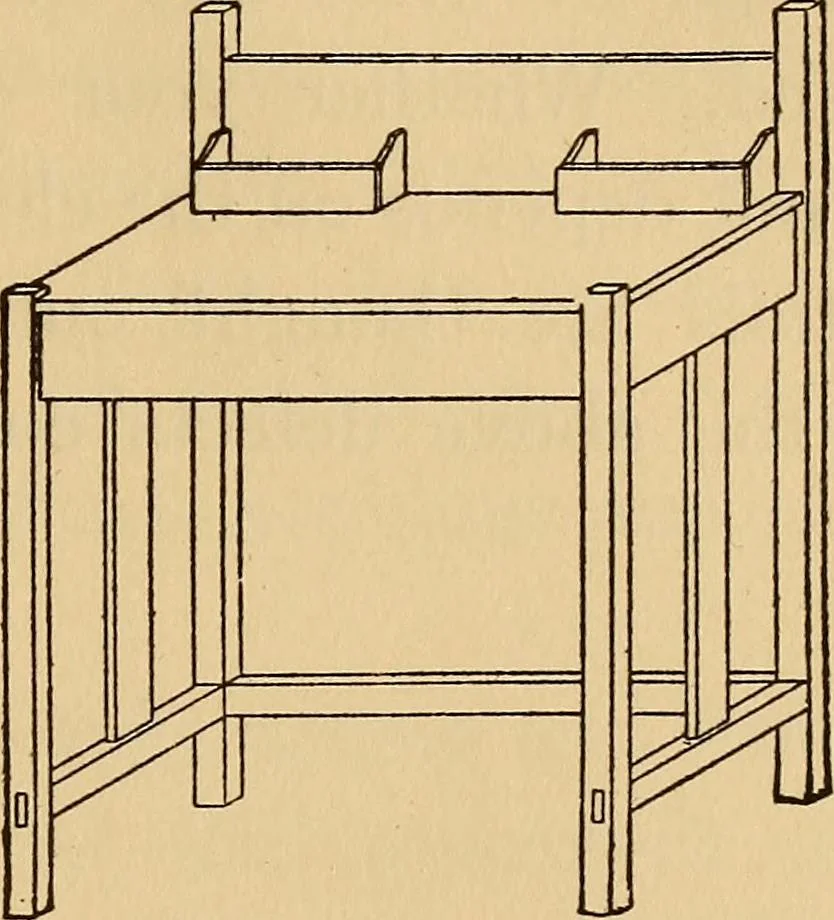 An illustration from Carpentry and woodwork, 1911, leaf 406