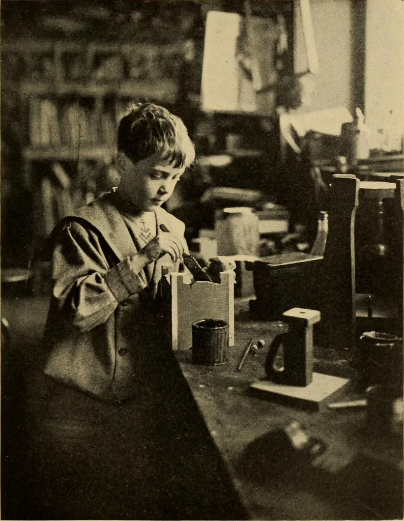 An illustration from Carpentry and woodwork, 1911, leaf 516
