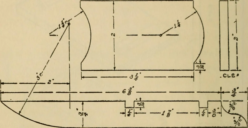 An illustration from Carpentry and woodwork, 1911, leaf 61
