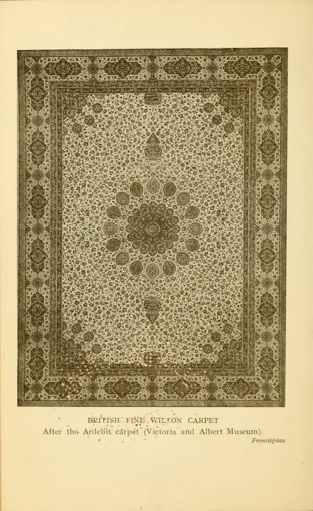 An illustration from Carpets, 1919, leaf 8