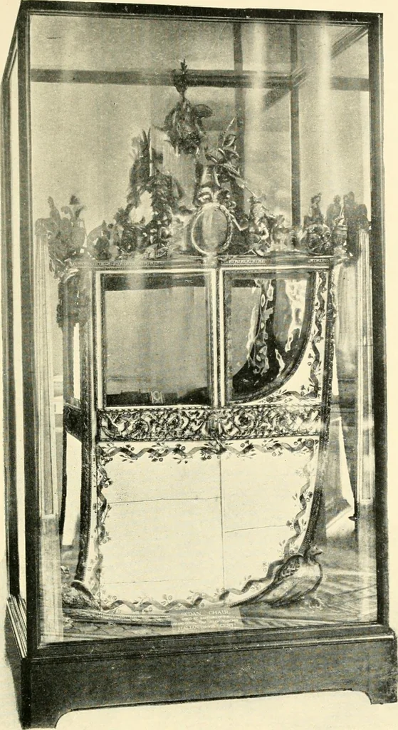 An illustration from Carriages & coaches : their history & their evolution, 1912, leaf 116