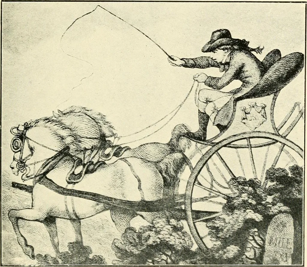 An illustration from Carriages & coaches : their history & their evolution, 1912, leaf 230