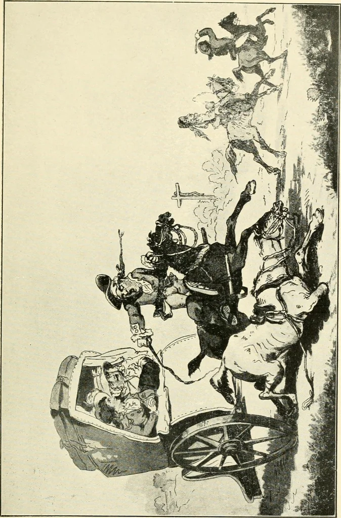 An illustration from Carriages & coaches : their history & their evolution, 1912, leaf 260