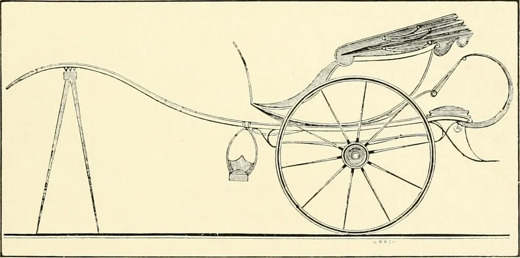 An illustration from Carriages & coaches : their history & their evolution, 1912, leaf 282
