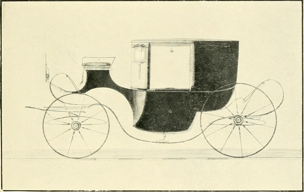 An illustration from Carriages & coaches : their history & their evolution, 1912, leaf 304