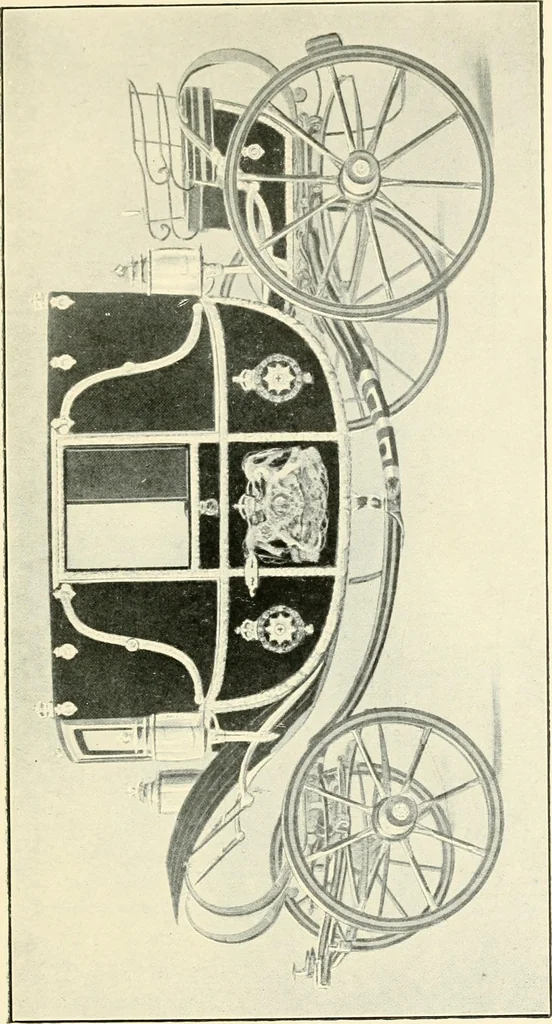 An illustration from Carriages & coaches : their history & their evolution, 1912, leaf 312