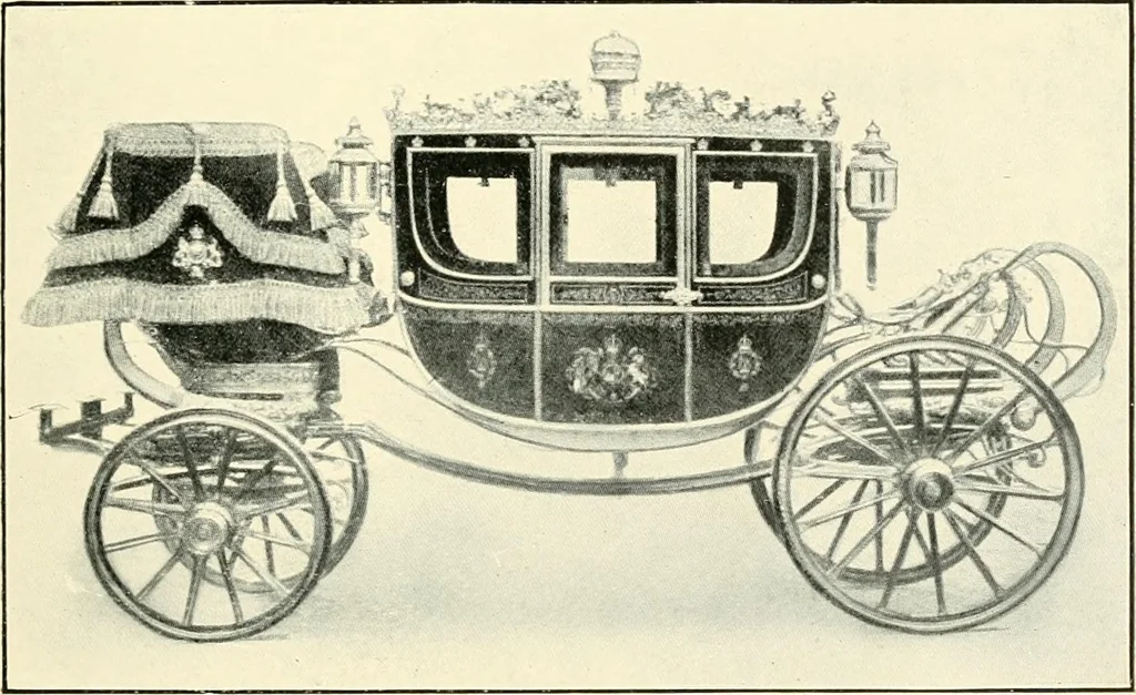 An illustration from Carriages & coaches : their history & their evolution, 1912, leaf 316