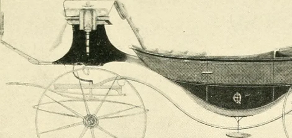 An illustration from Carriages & coaches : their history & their evolution, 1912, leaf 328