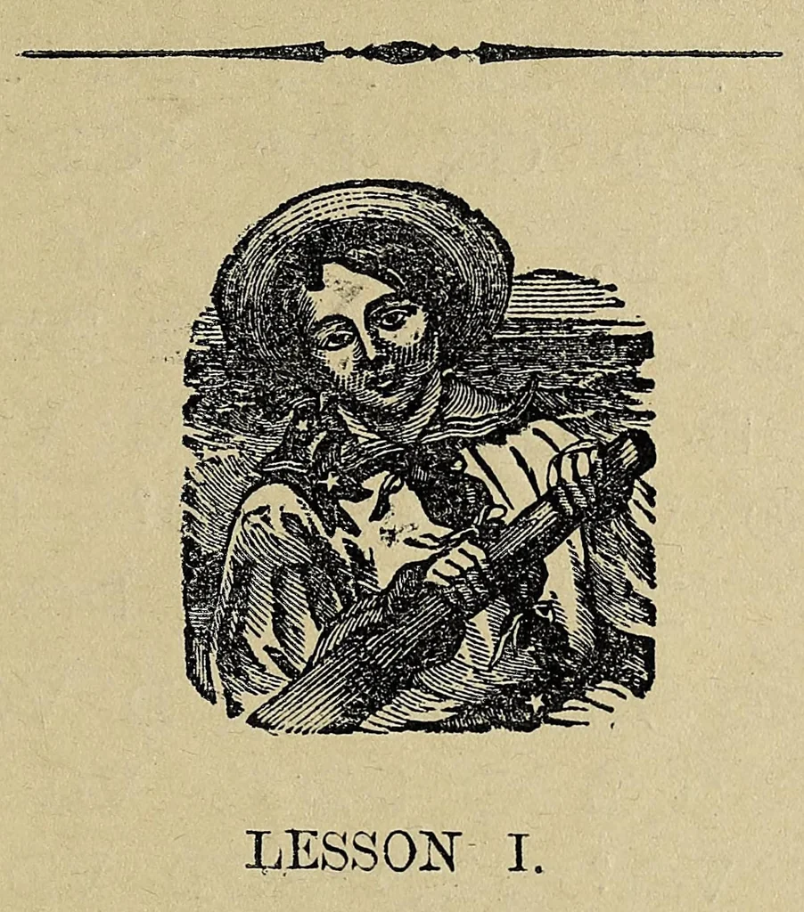 An illustration from Carrier reading-book, 1894, leaf 21
