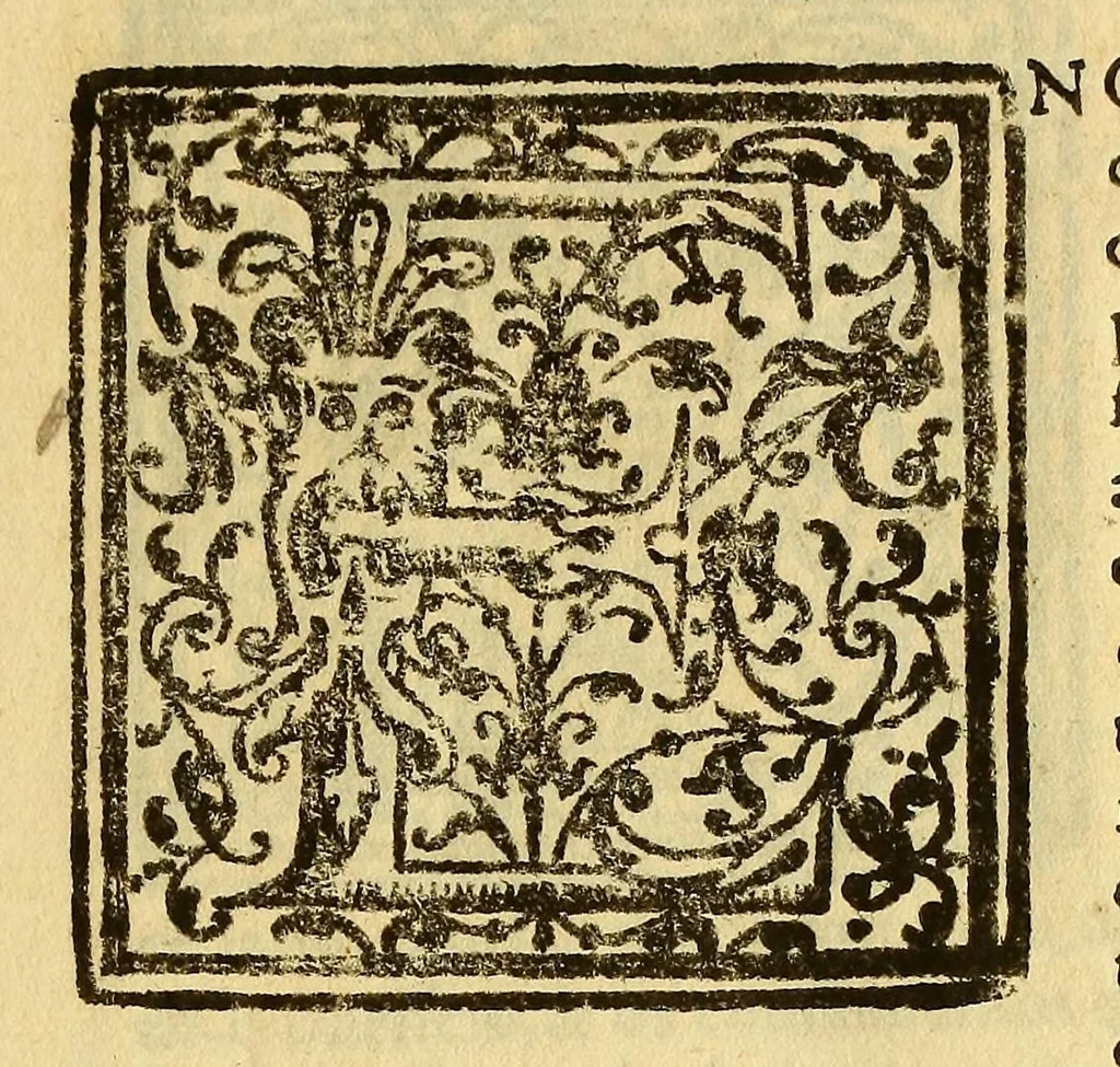 An illustration from Cartas, 1632, leaf 9
