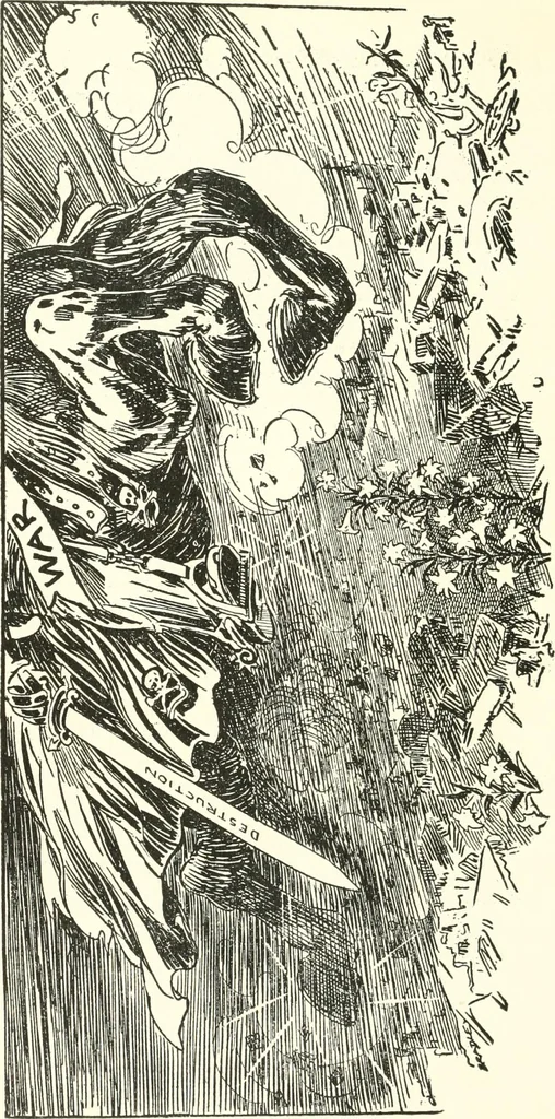 An illustration from Cartoons by Bradley, cartoonist of the Chicago Daily News;, 1917, leaf 103
