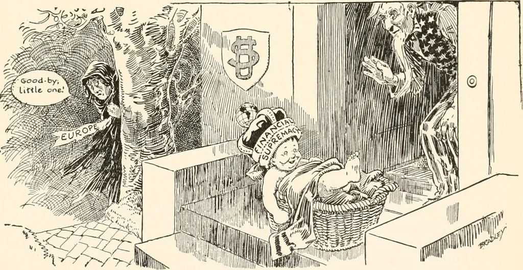 An illustration from Cartoons by Bradley, cartoonist of the Chicago Daily News;, 1917, leaf 106
