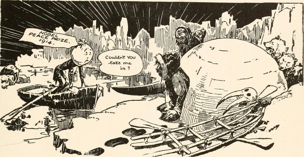 An illustration from Cartoons by Bradley, cartoonist of the Chicago Daily News;, 1917, leaf 108