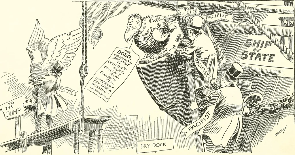 An illustration from Cartoons by Bradley, cartoonist of the Chicago Daily News;, 1917, leaf 111