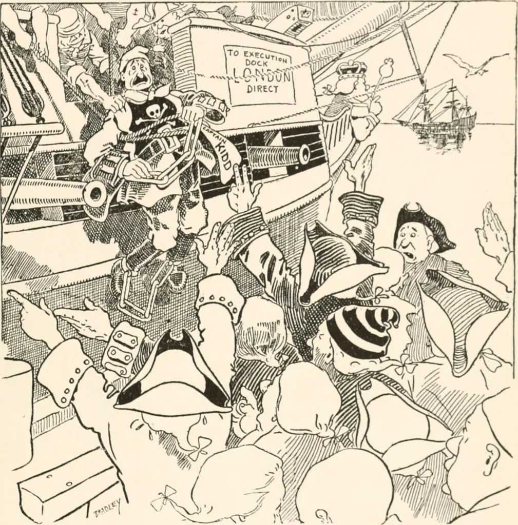 An illustration from Cartoons by Bradley, cartoonist of the Chicago Daily News;, 1917, leaf 52