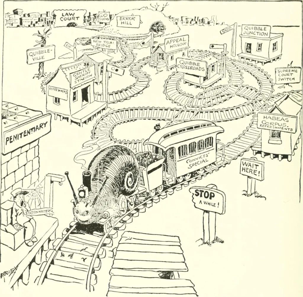 An illustration from Cartoons by Bradley, cartoonist of the Chicago Daily News;, 1917, leaf 57