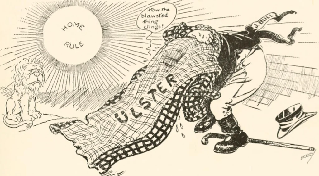 An illustration from Cartoons by Bradley, cartoonist of the Chicago Daily News;, 1917, leaf 66