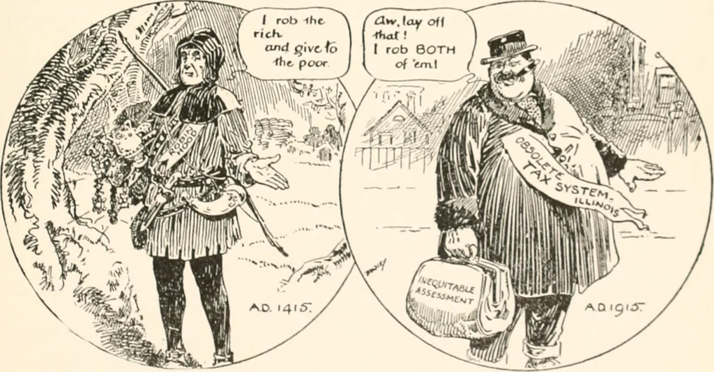 An illustration from Cartoons by Bradley, cartoonist of the Chicago Daily News;, 1917, leaf 66
