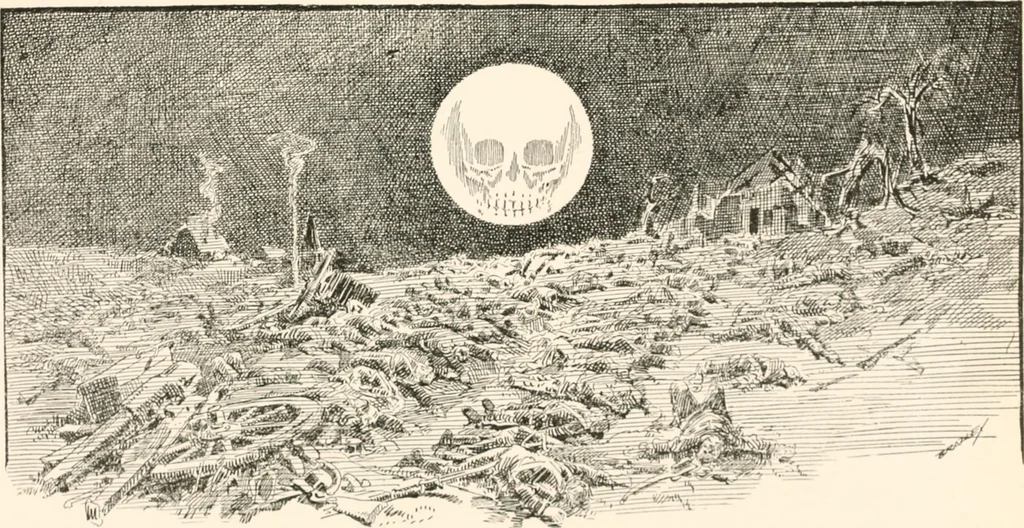 An illustration from Cartoons by Bradley, cartoonist of the Chicago Daily News;, 1917, leaf 70