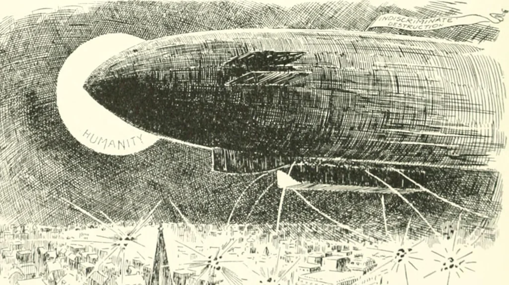 An illustration from Cartoons by Bradley, cartoonist of the Chicago Daily News;, 1917, leaf 71