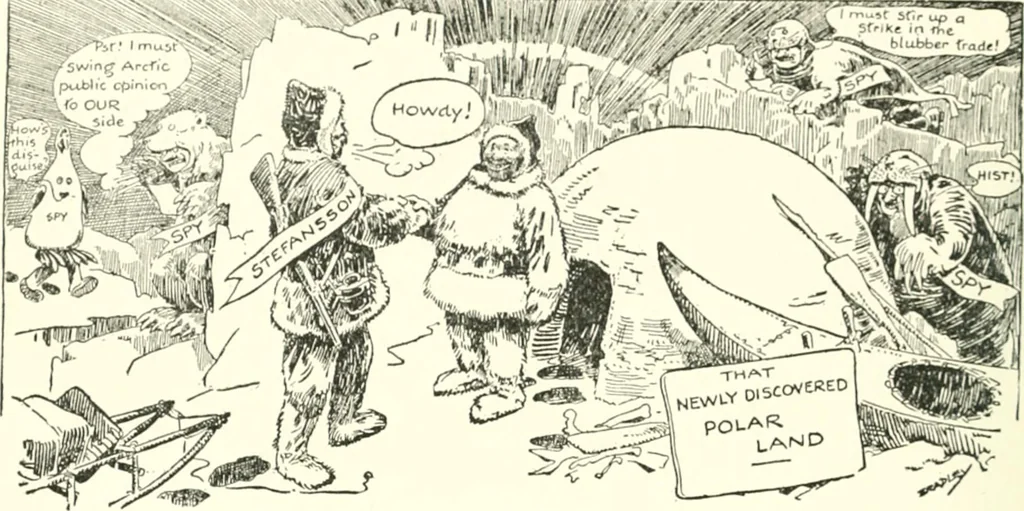 An illustration from Cartoons by Bradley, cartoonist of the Chicago Daily News;, 1917, leaf 81